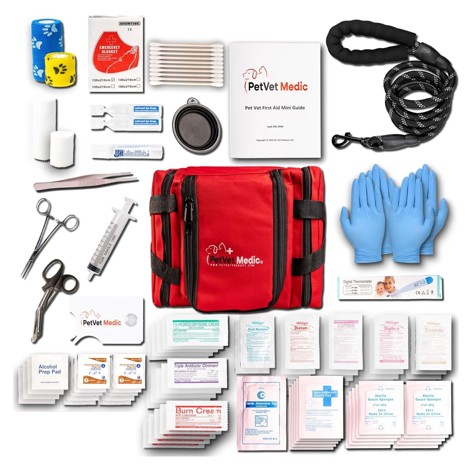 Kit de Primeros Auxilios para Mascotas PetVet Medic - Pequeño