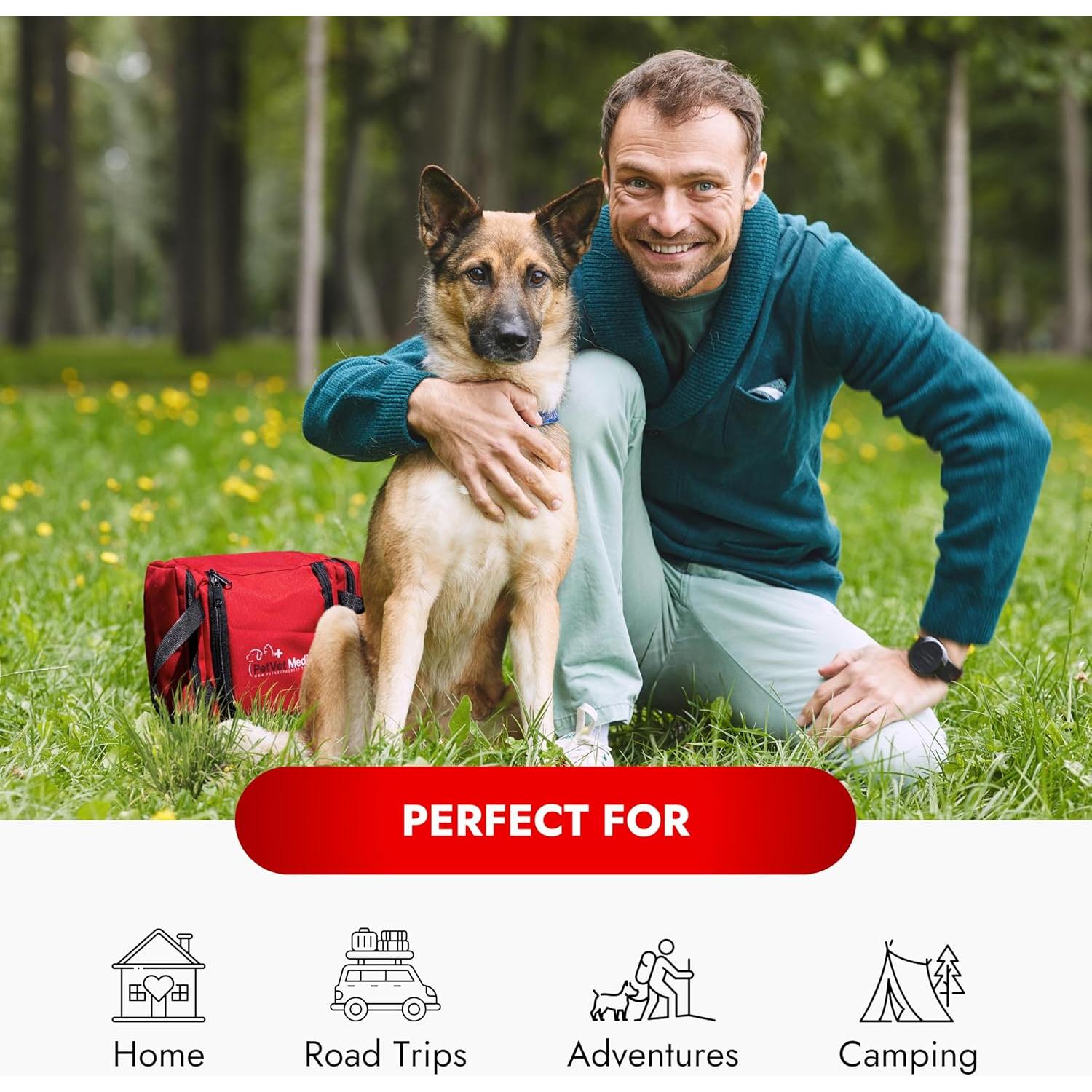 Kit de Primeros Auxilios para Mascotas PetVet Medic - Pequeño