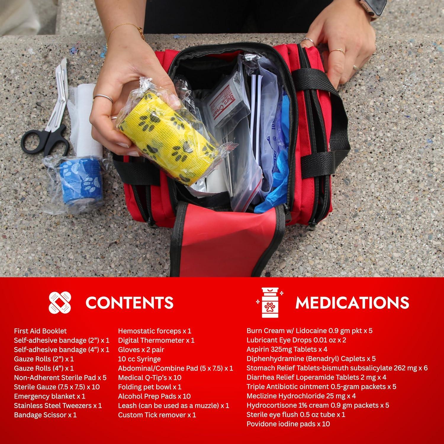 Kit de Primeros Auxilios para Mascotas PetVet Medic - Pequeño