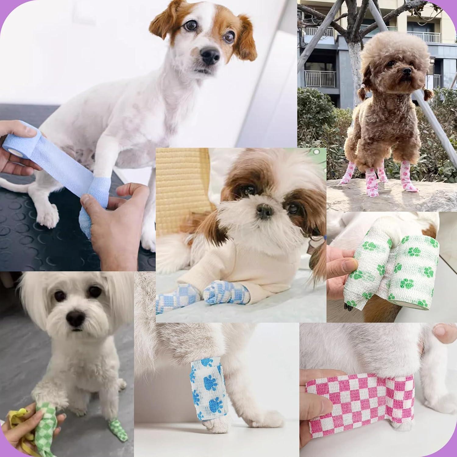 Venda Autoadhesiva IndigoCase 12 Rollos 4.57 cm x 4.57 m Púrpura