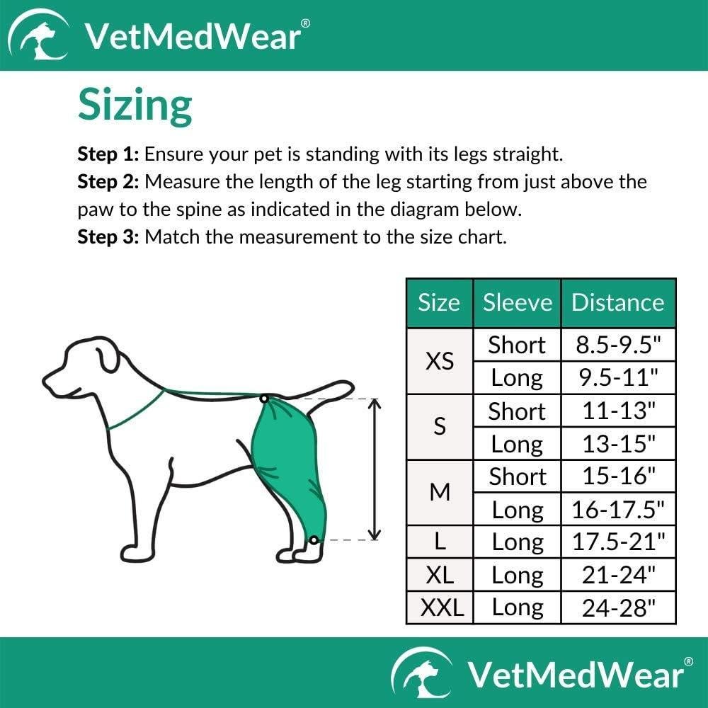 Manga Protectora para Perros VetMedWear HT Pequeña Gris