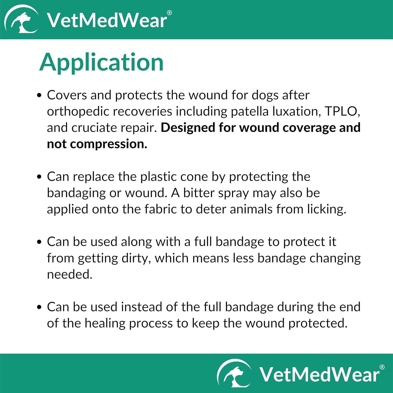 Manga Protectora para Perros VetMedWear HT Pequeña Gris