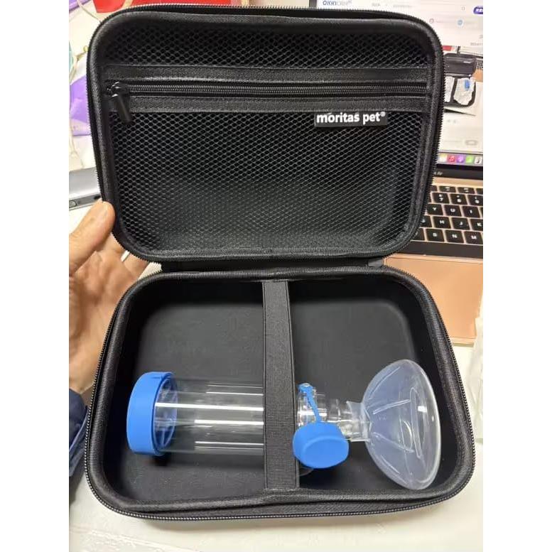 Funda de viaje para inhalador de mascotas MORITAS PET negra