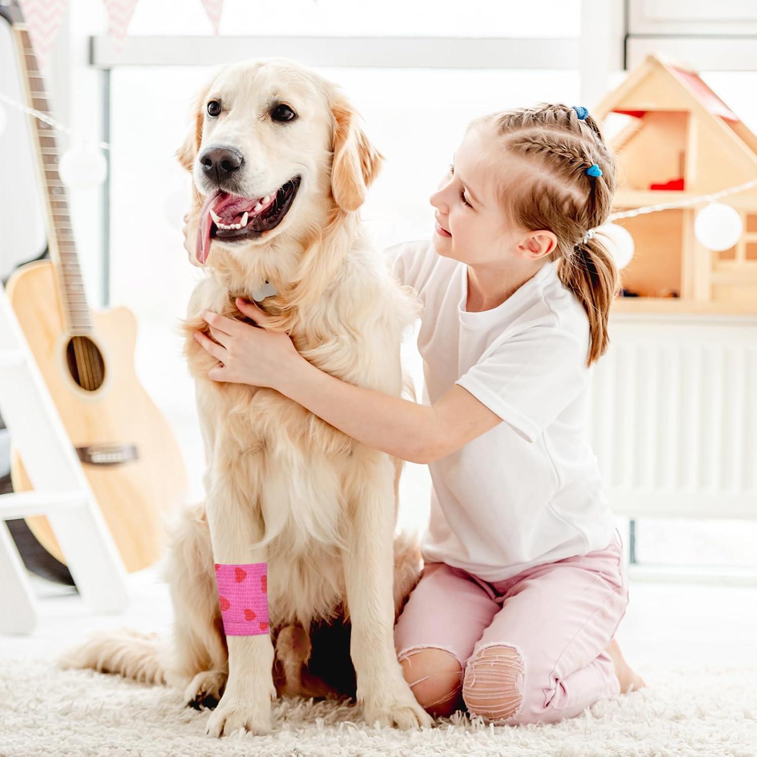 12 Rollos Vendaje Cohesivo Rosa Kreyfer 5.08 cm x 4.57 m