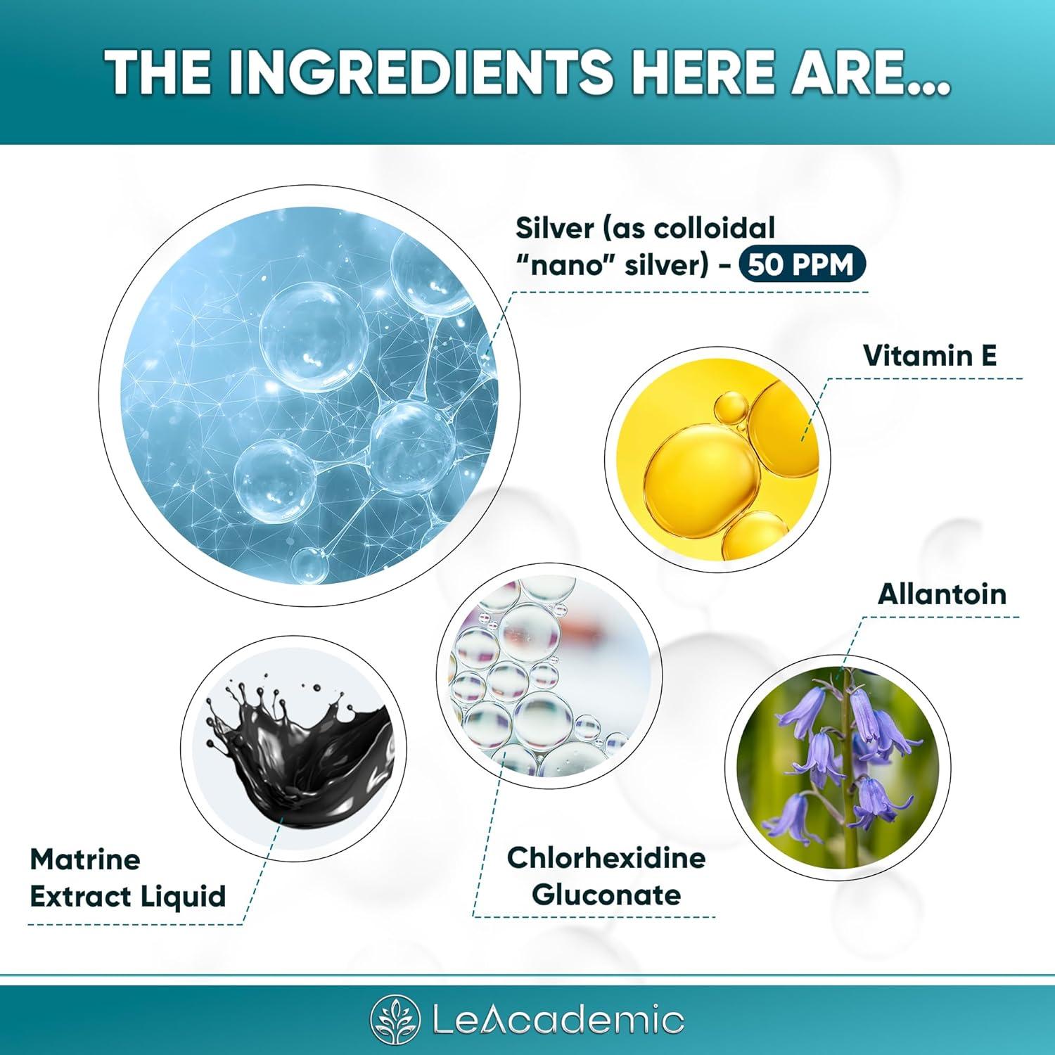 Gotas para Heridas para Gatos LeAcademic 59.15 ml - Plata y Clorhexidina