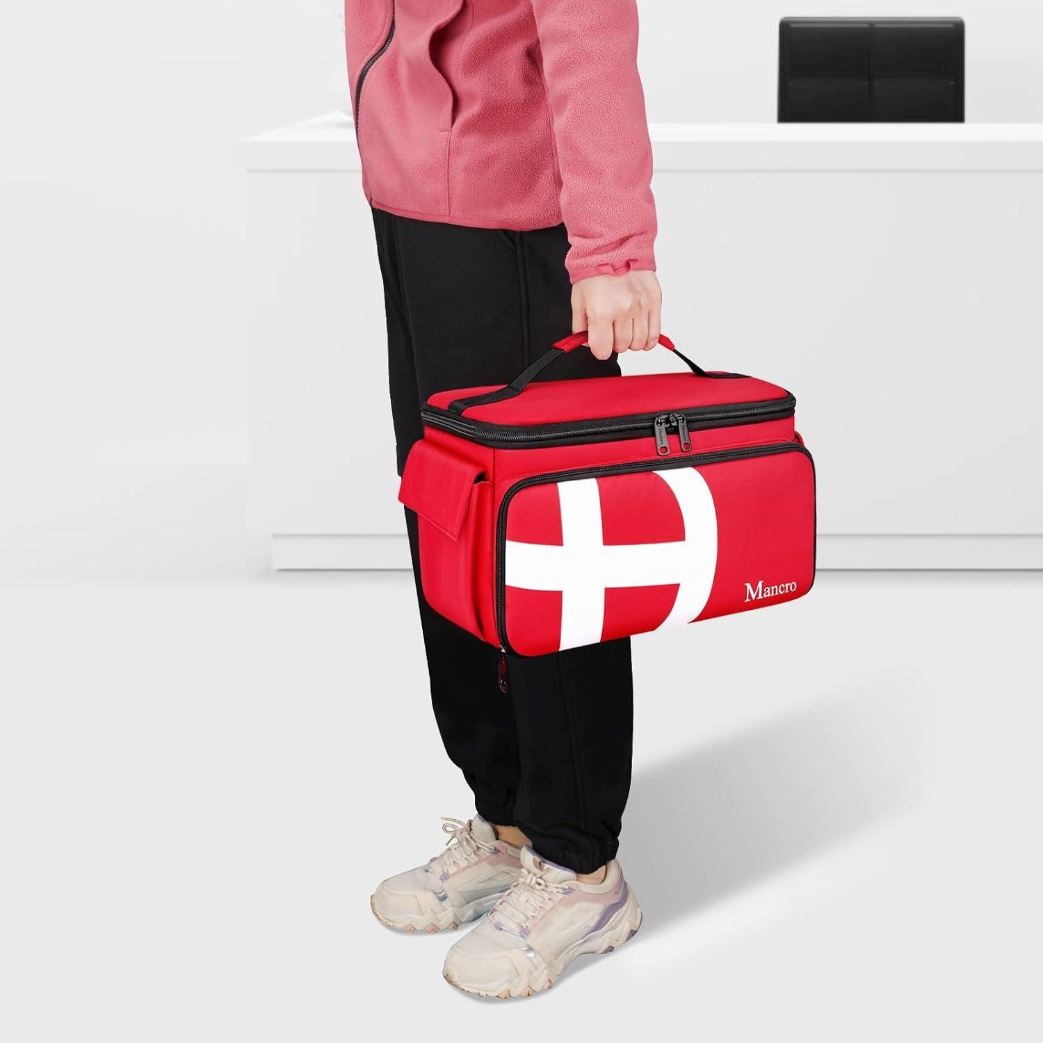 Bolsa de Primeros Auxilios Vacía Mancro 36.8x19.1cm con 12 Bolsillos