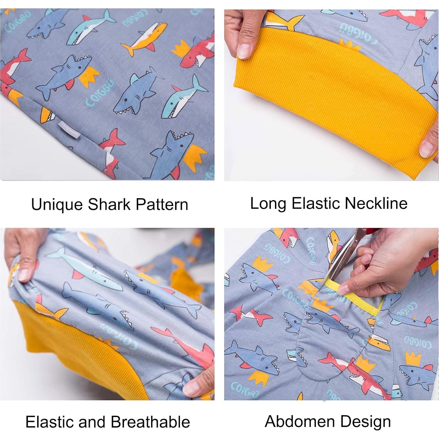 Traje de Recuperación Quirúrgica para Perros Yeapeeto 4XL Gris