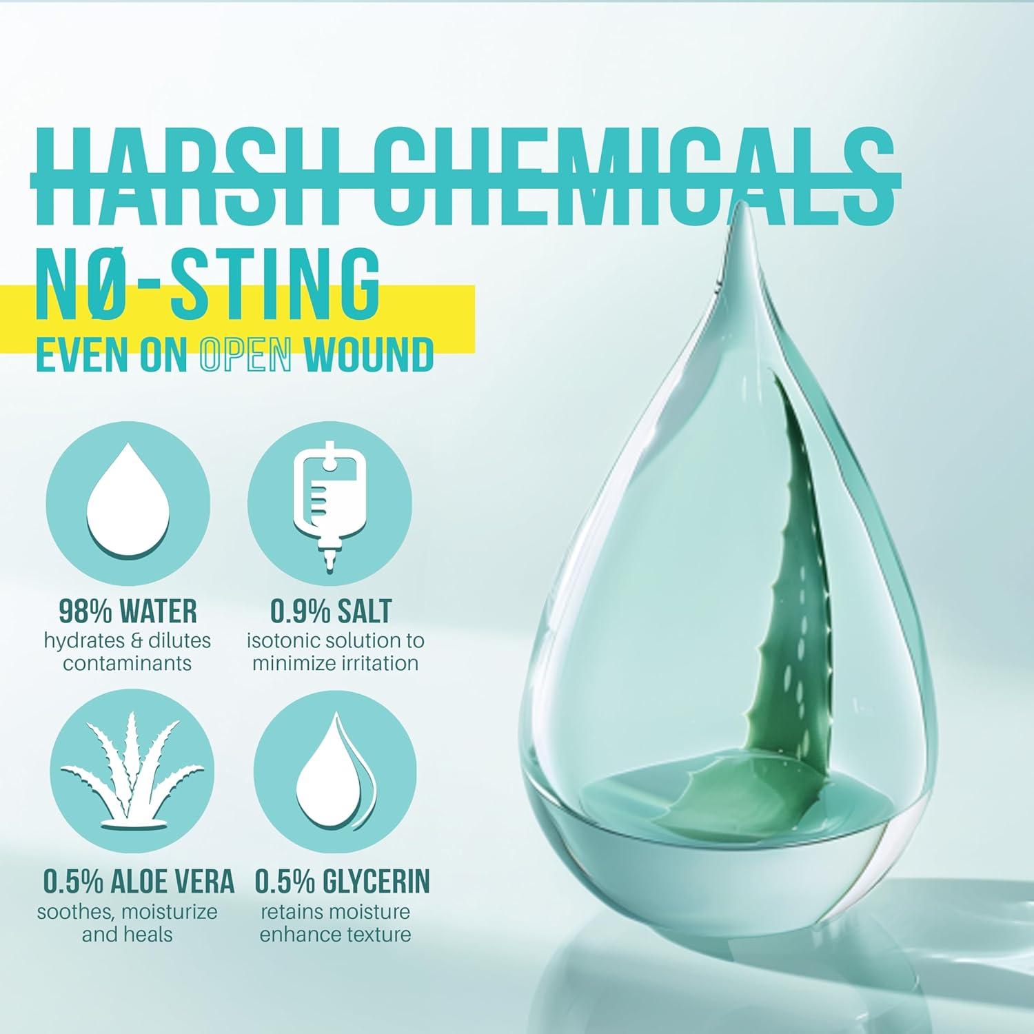 Toallitas Húmedas Estériles Everlit Care 80 Pcs Aloe Vera