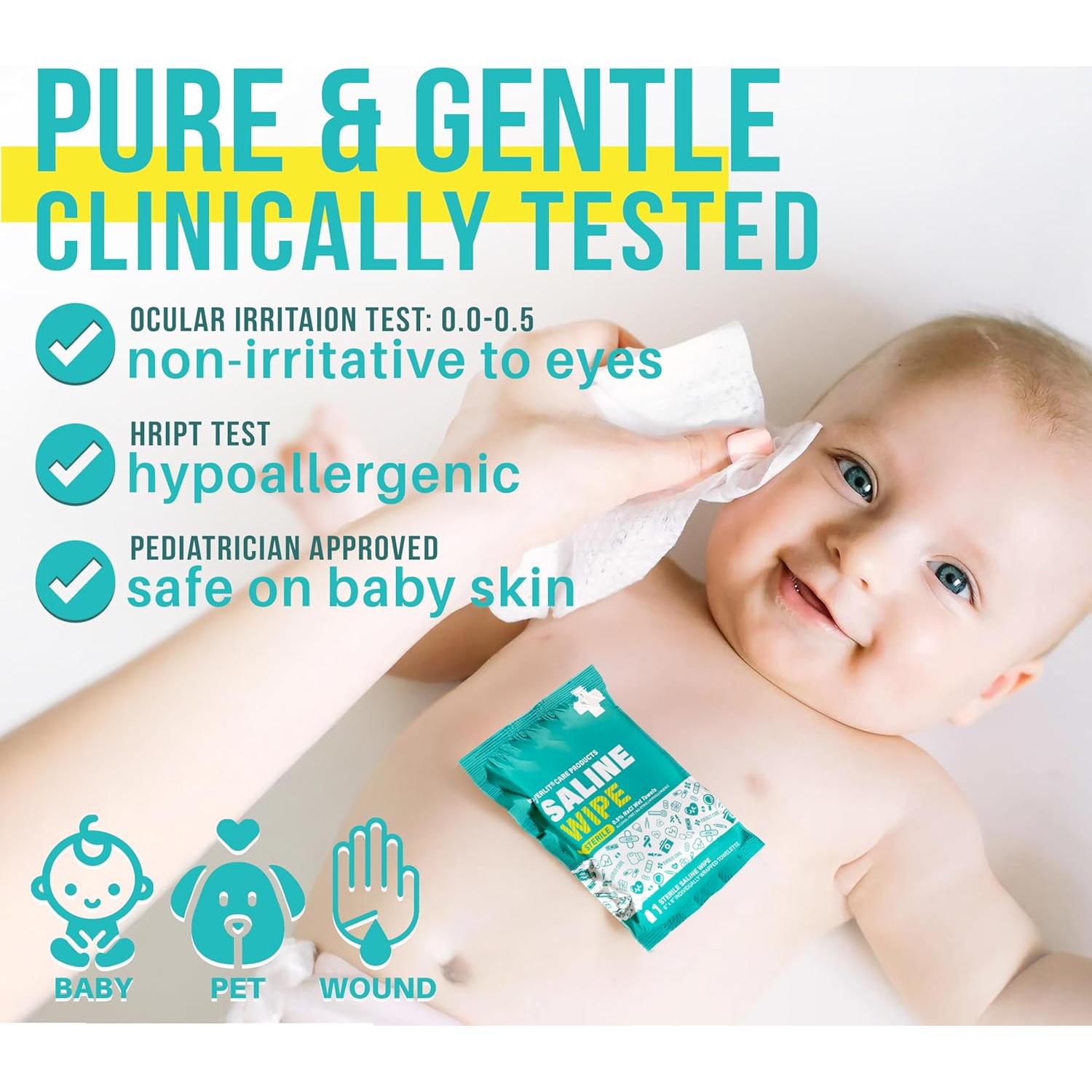 Toallitas Húmedas Estériles Everlit Care 80 Pcs Aloe Vera