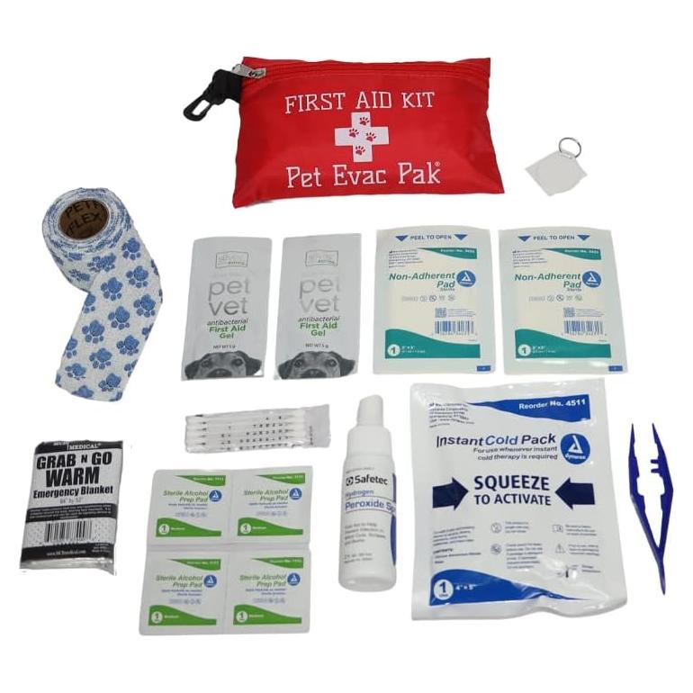 Kit de Primeros Auxilios para Mascotas Paquete de Evacuación