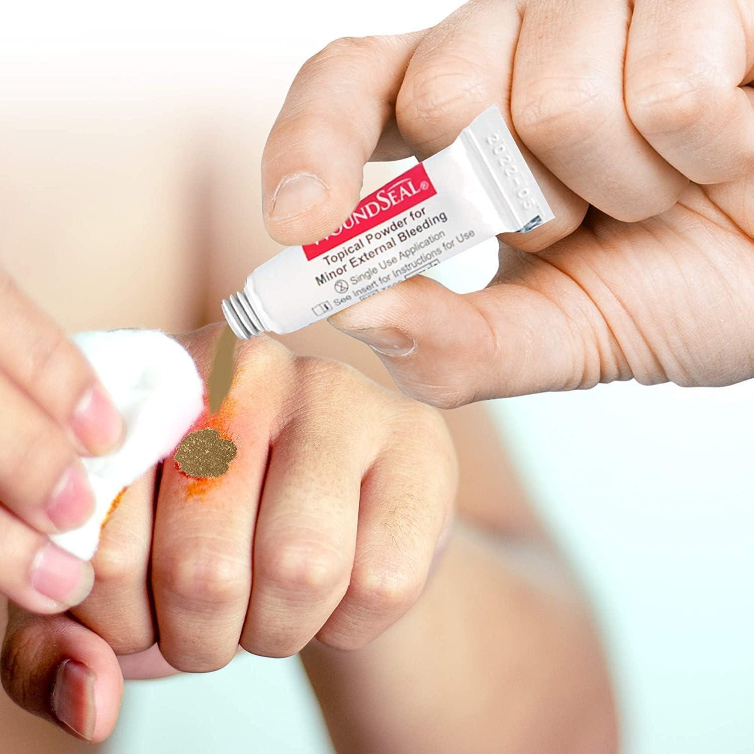 Polvo WoundSeal - Cuidado de Heridas - Detiene Sangrado Rápido