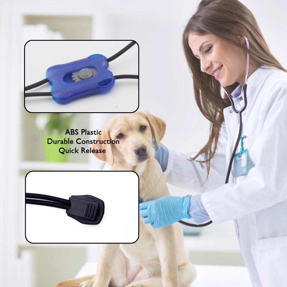 Tourniquete para Mascotas MESINURS - Liberación Rápida Azul, 5 pcs