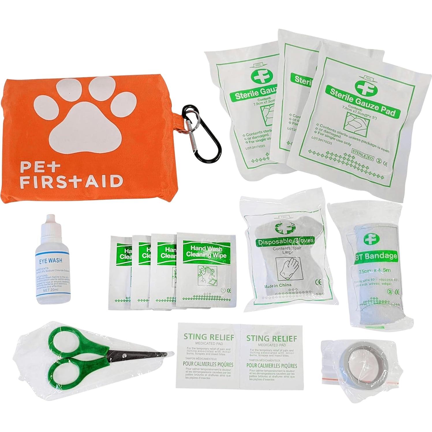Kit de Primeros Auxilios para Mascotas Adog 19 Piezas