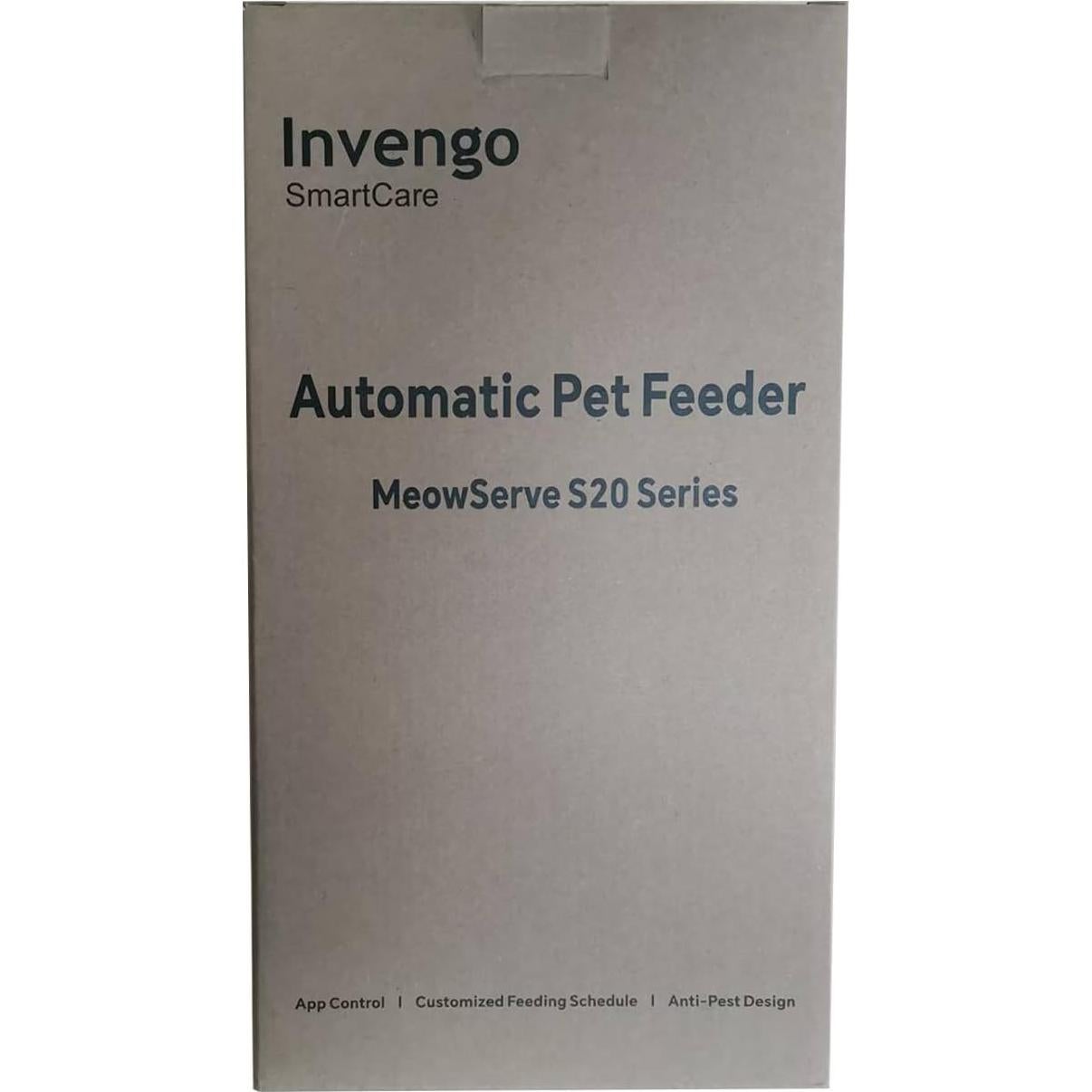 Dispensador Automático de Comida para Gatos Invengo S20D 5L WiFi