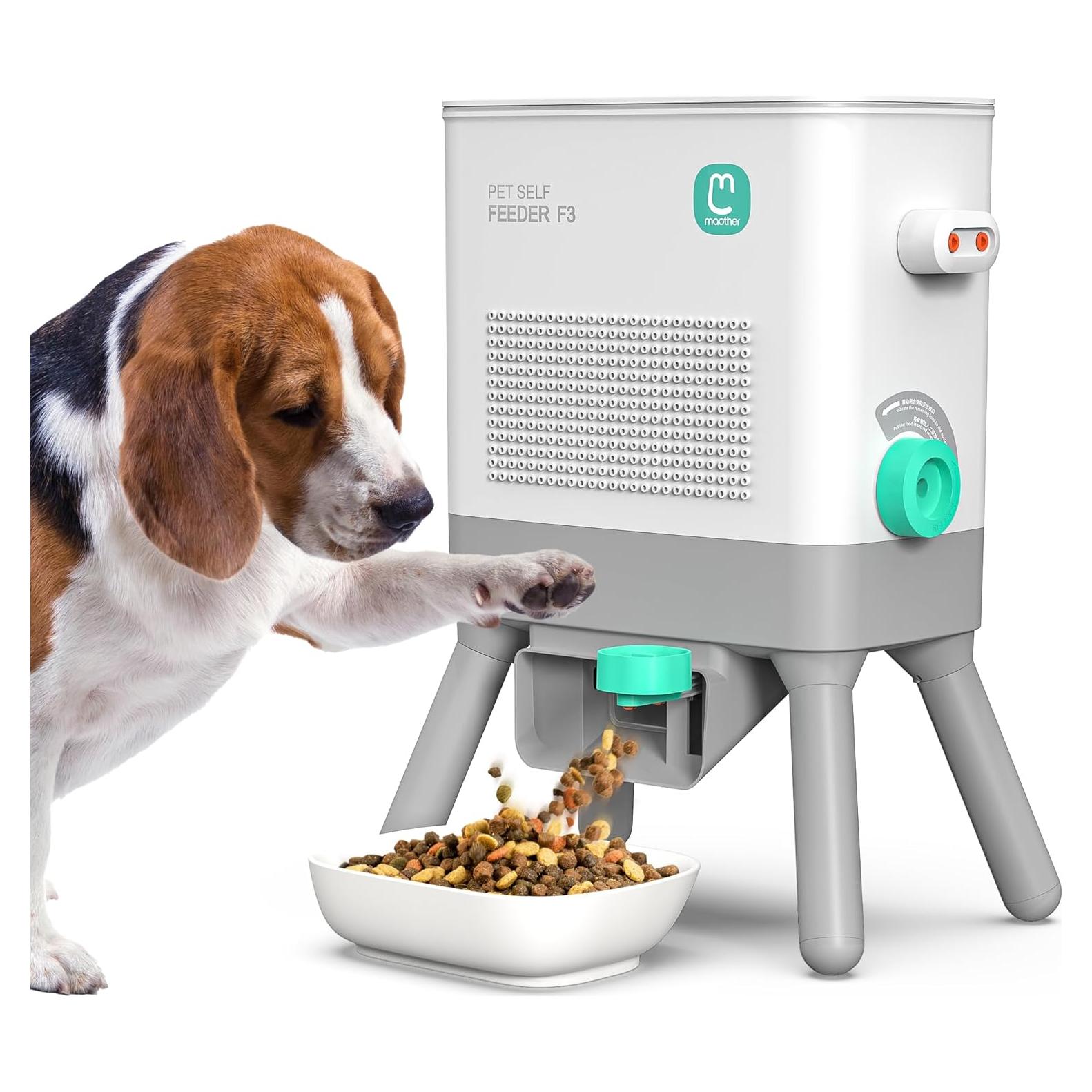 Dispensador de Comida para Mascotas Maother F3 - 8L DIY Interactivo