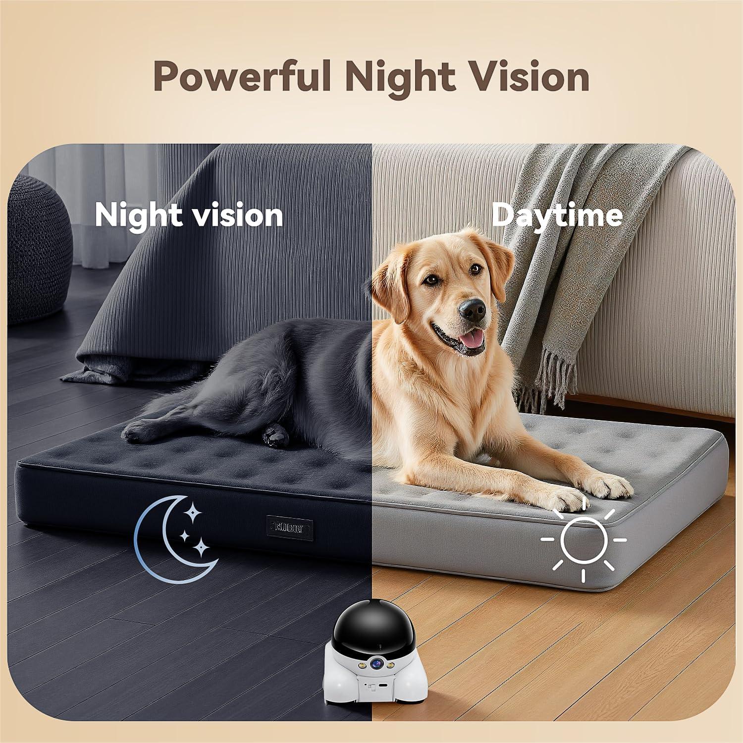 Cámara de Seguridad Interior DreamBee 1080P Doble Lente con App