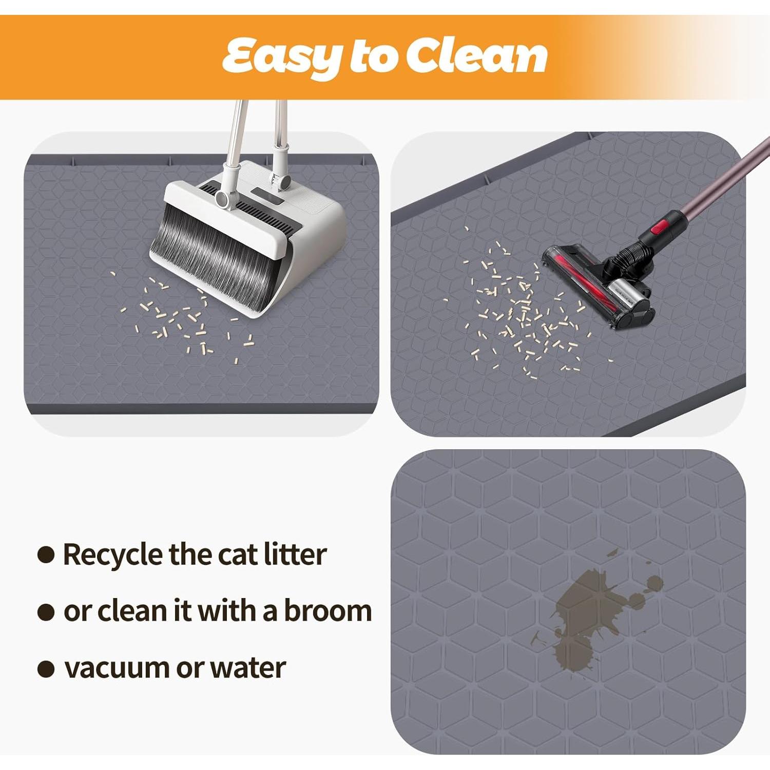 Alfombrilla de Silicona para Comida de Gato Bartuke 86x56cm