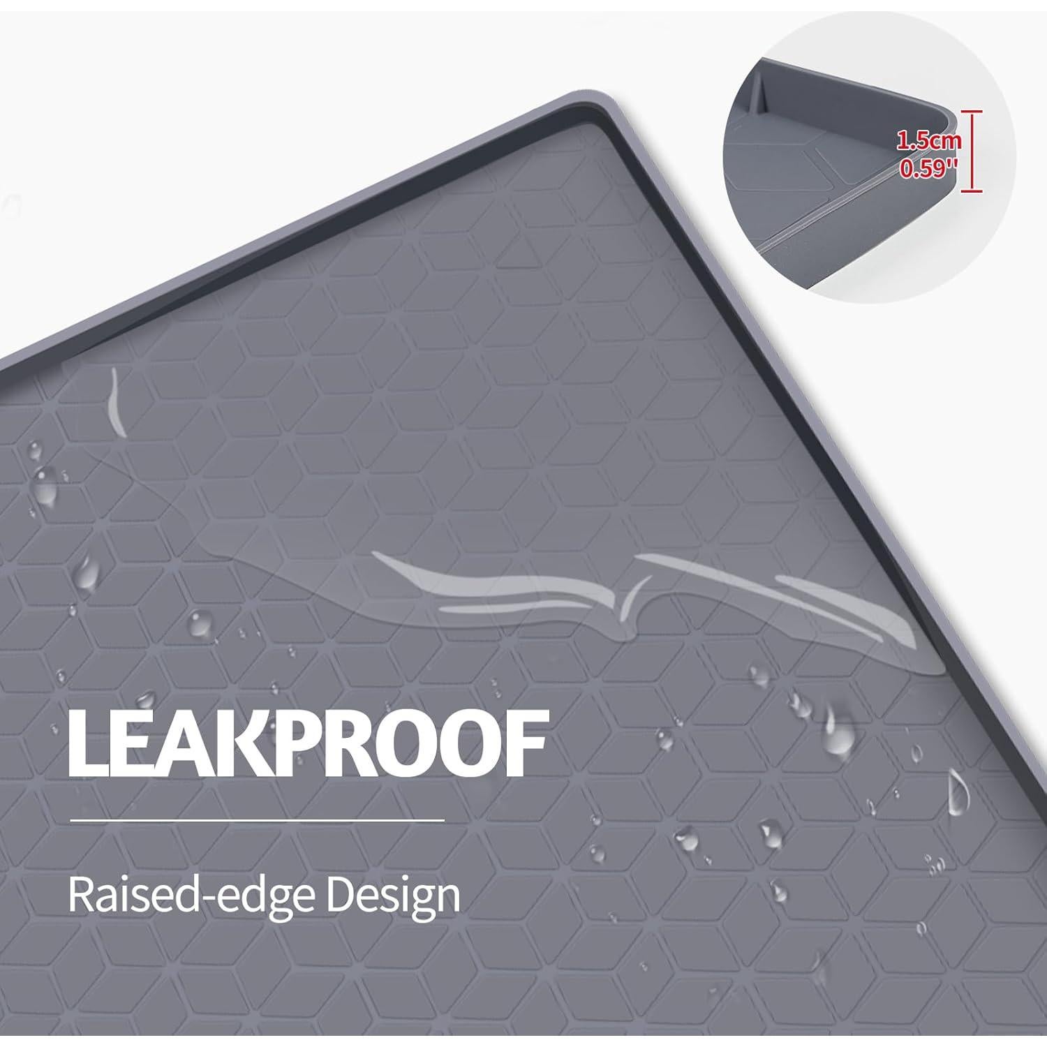 Alfombrilla de Silicona para Comida de Gato Bartuke 86x56cm