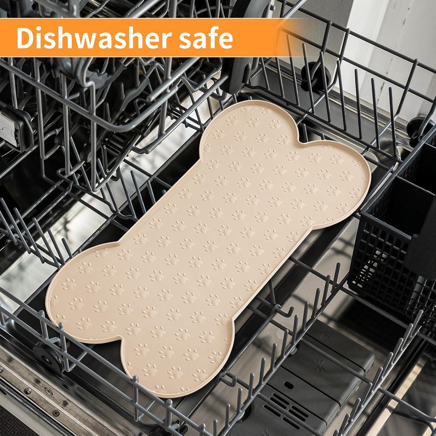 Alfombrilla de Silicona Antideslizante PWTAA 49.3x24.9cm para Mascotas