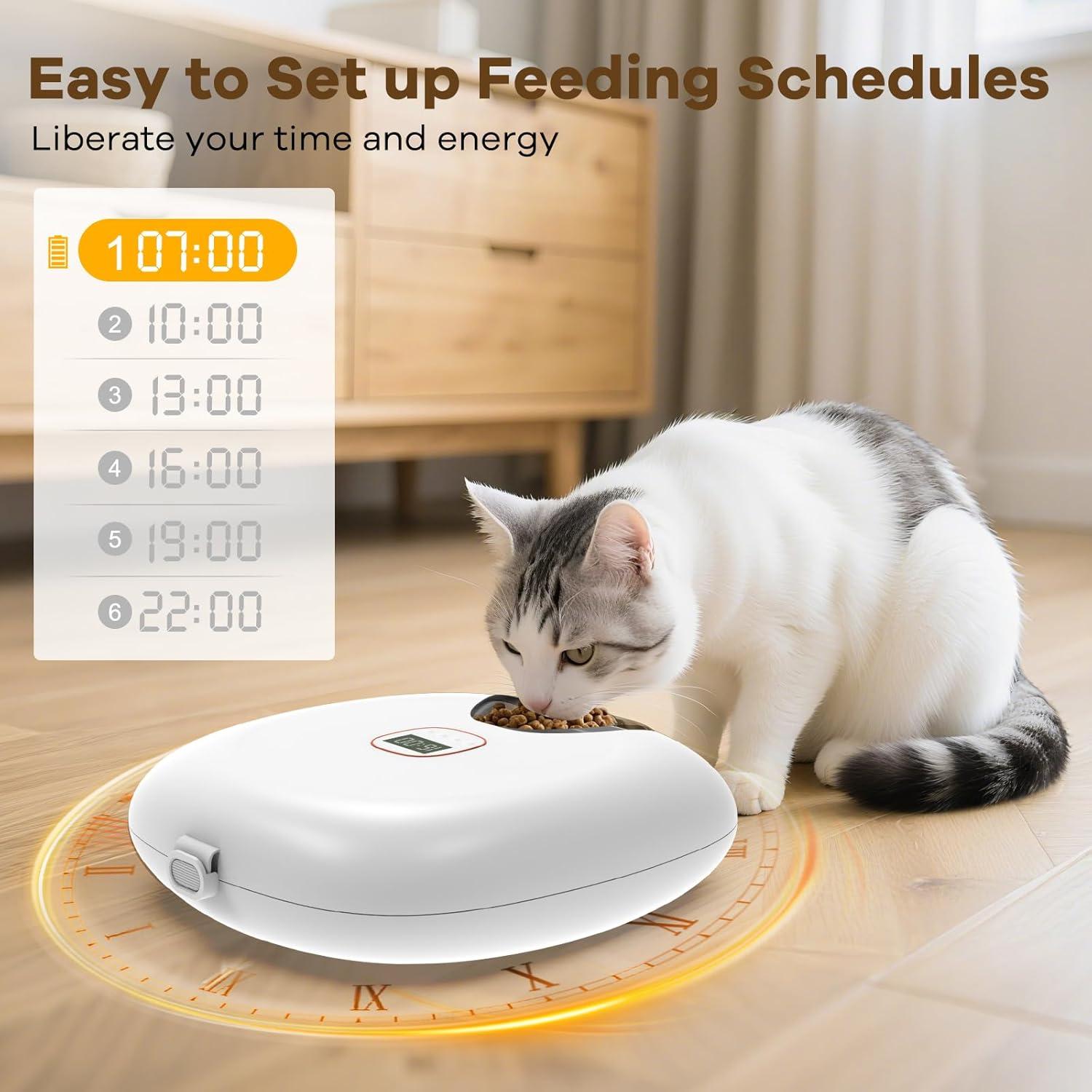 Dispensador Automático de Comida para Gatos Sharper Image 2kg