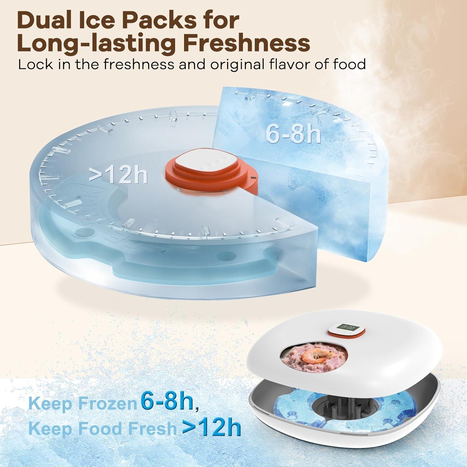 Dispensador Automático de Comida para Gatos Sharper Image 2kg