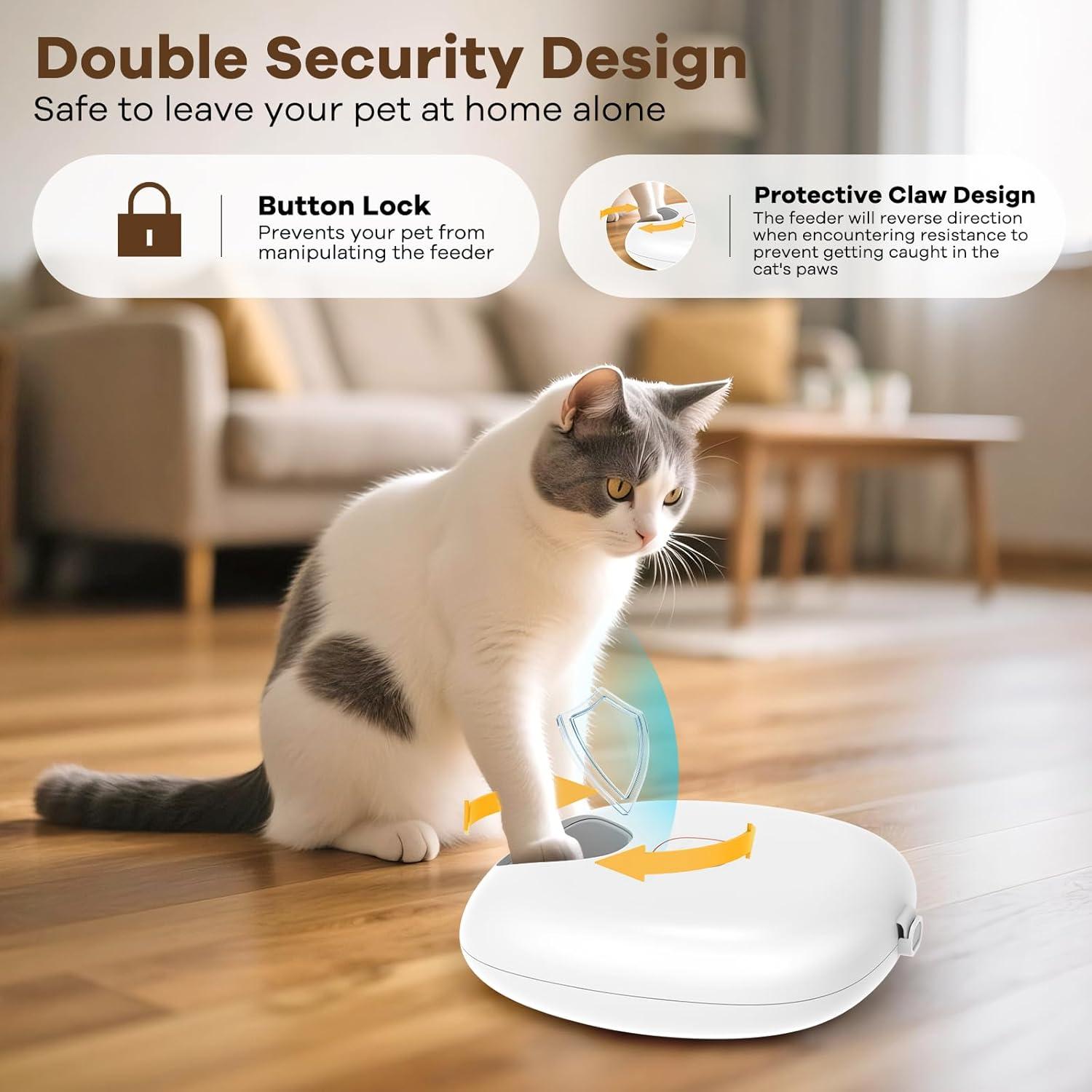 Dispensador Automático de Comida para Gatos Sharper Image 2kg