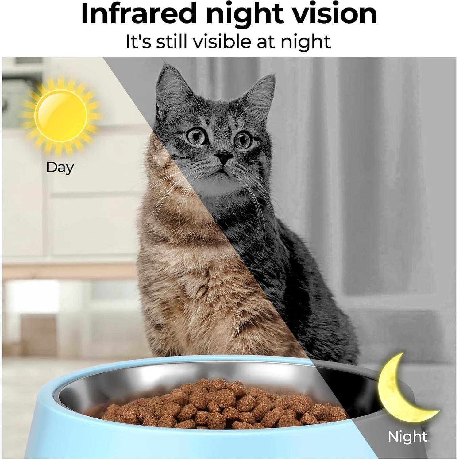 Dispensador Automático de Comida Ownpets 4L con Cámara HD 1304P