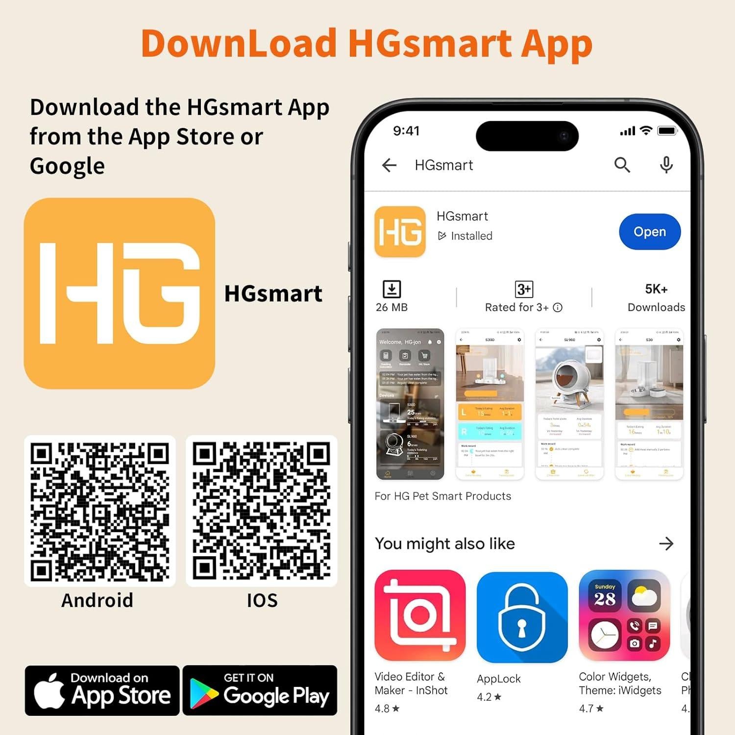 Dispensador Automático de Comida para Gatos HoneyGuaridan S25D WiFi