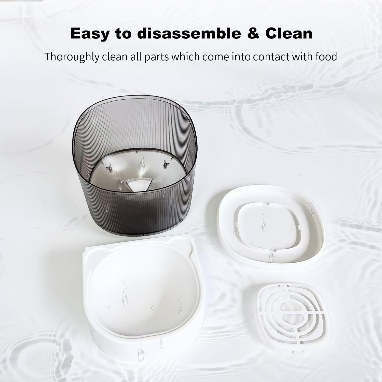 Comedero Automático para Gatos Relihom 4L Programable