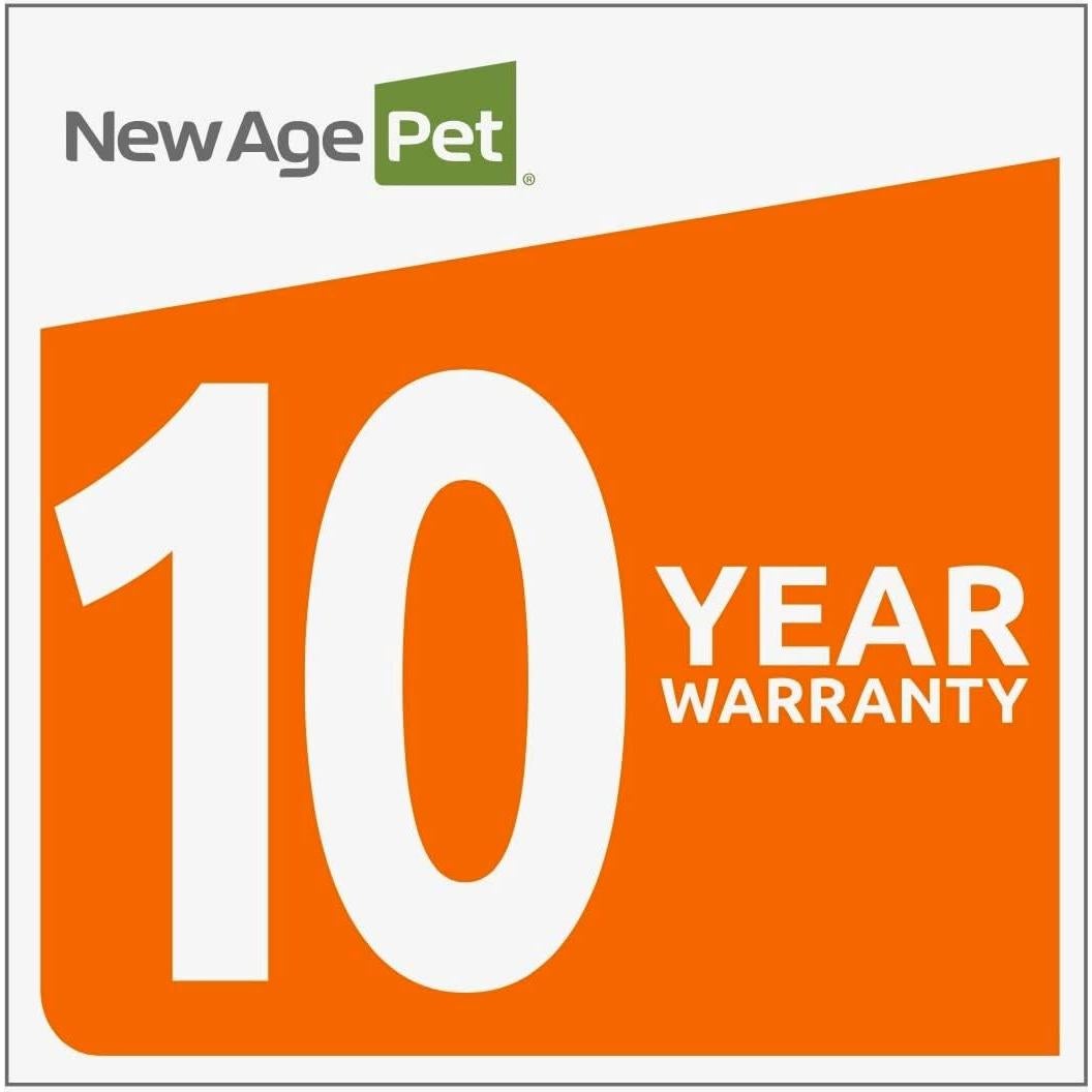 Comedero Elevado New Age Pet ECOFLEX con 2 Cuencos de Acero Inoxidable