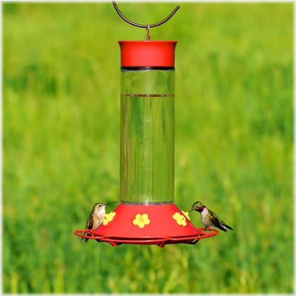 Alimentador de Colibríes Perky Pet 209B de Vidrio 0.88 L Rojo