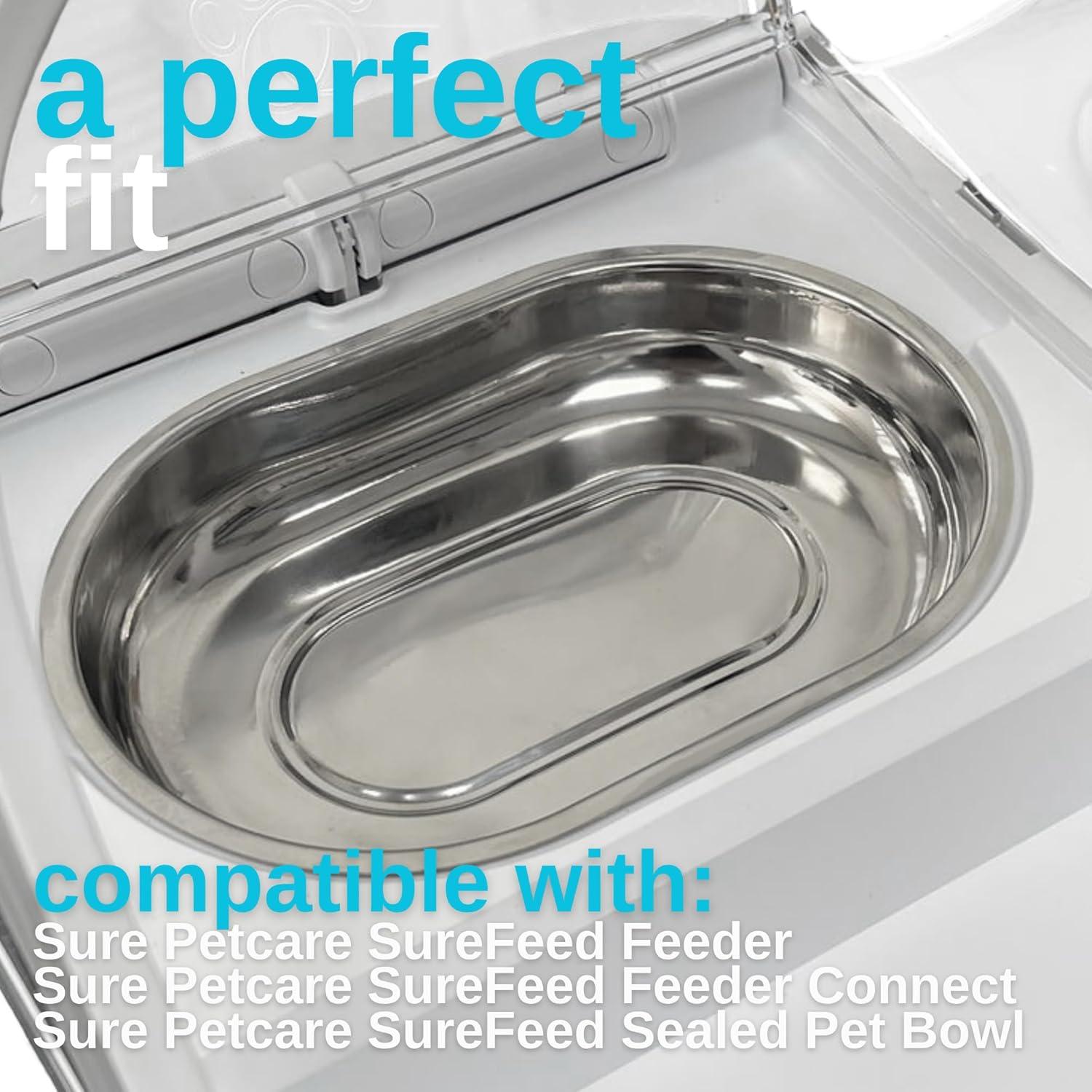 Tazones de Acero Inoxidable Babapack para Mascotas 2-Pack