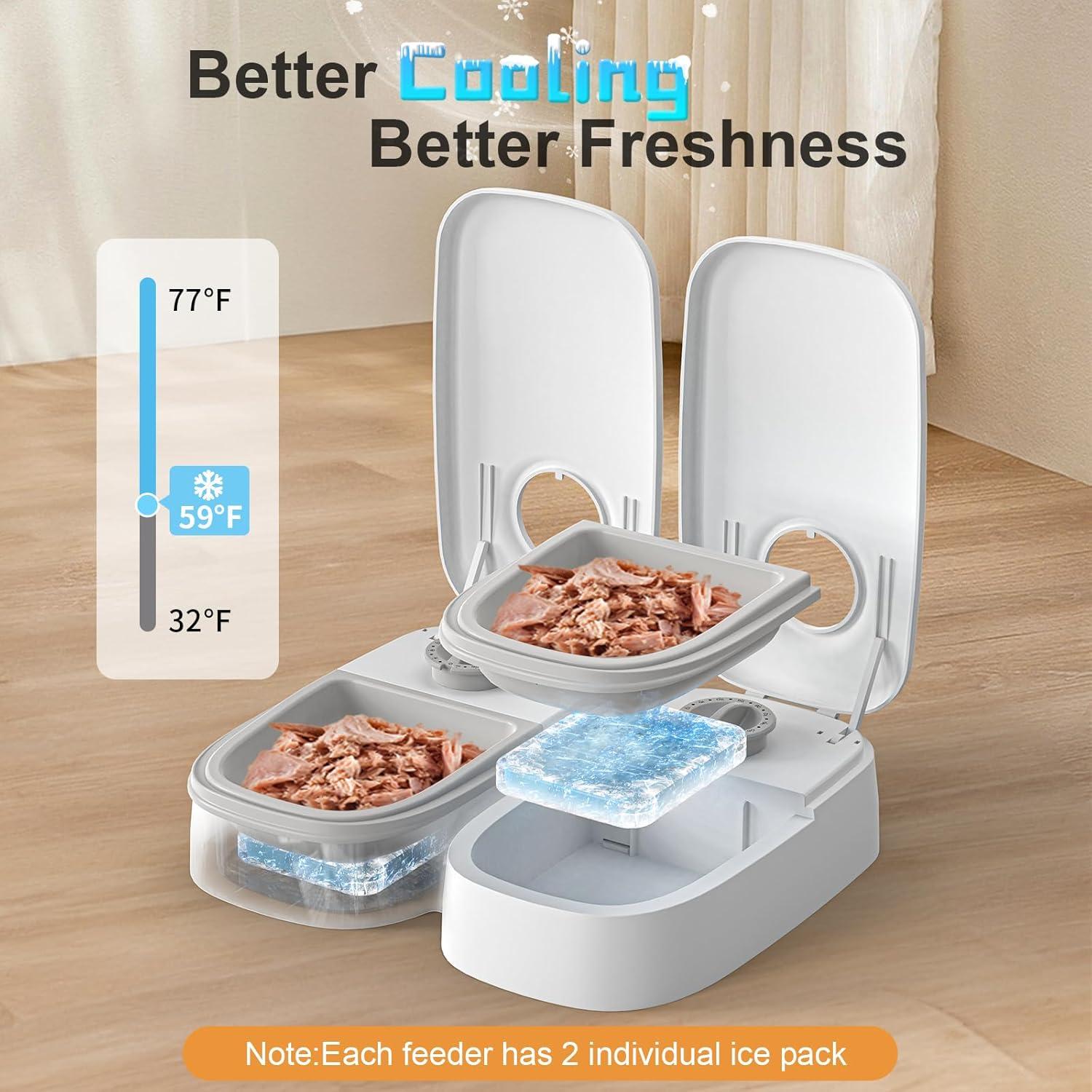 Dispensador Automático de Comida Húmeda NeatenWise Extra Grande