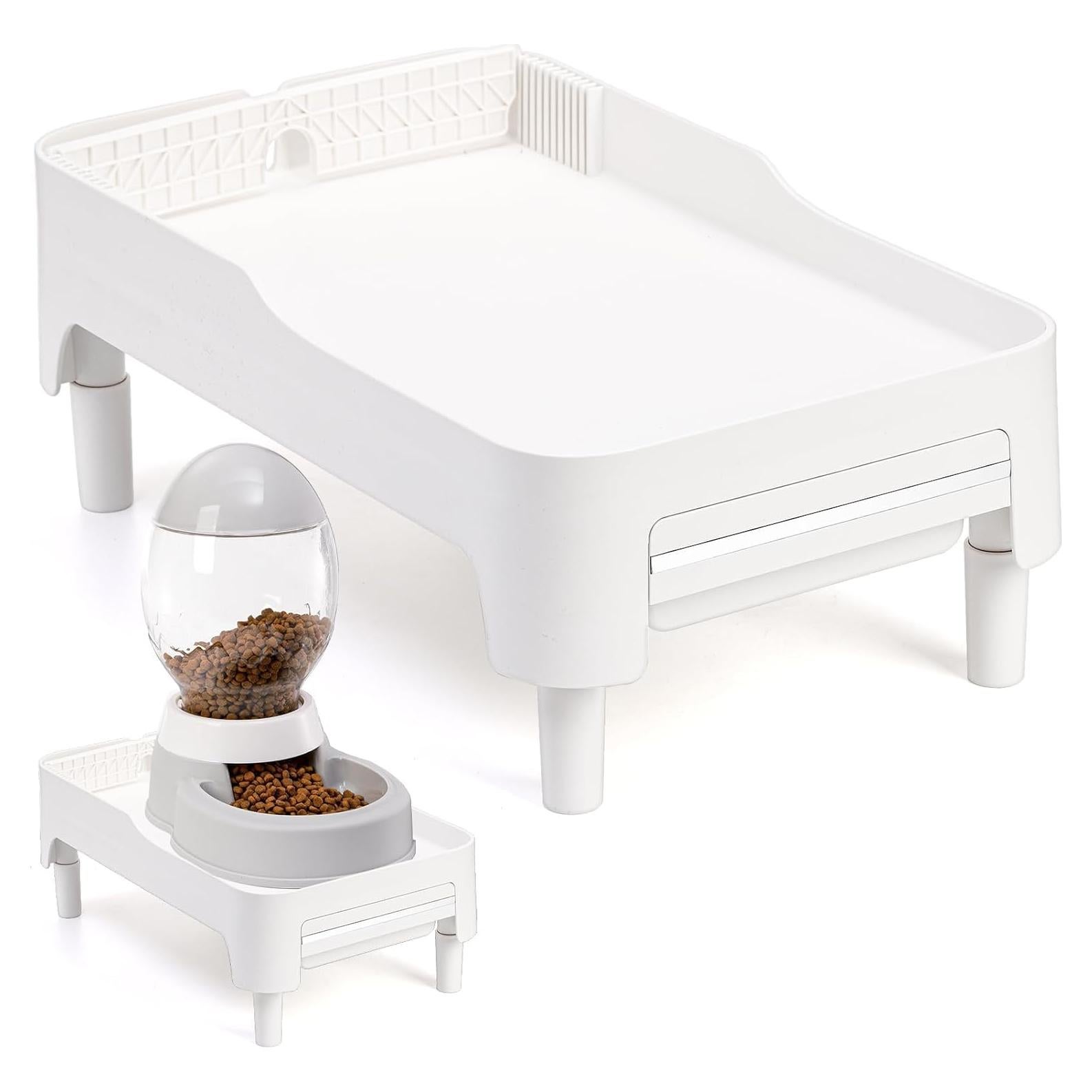 Soporte Elevado para Comedero de Mascotas YOUEON Ajustable