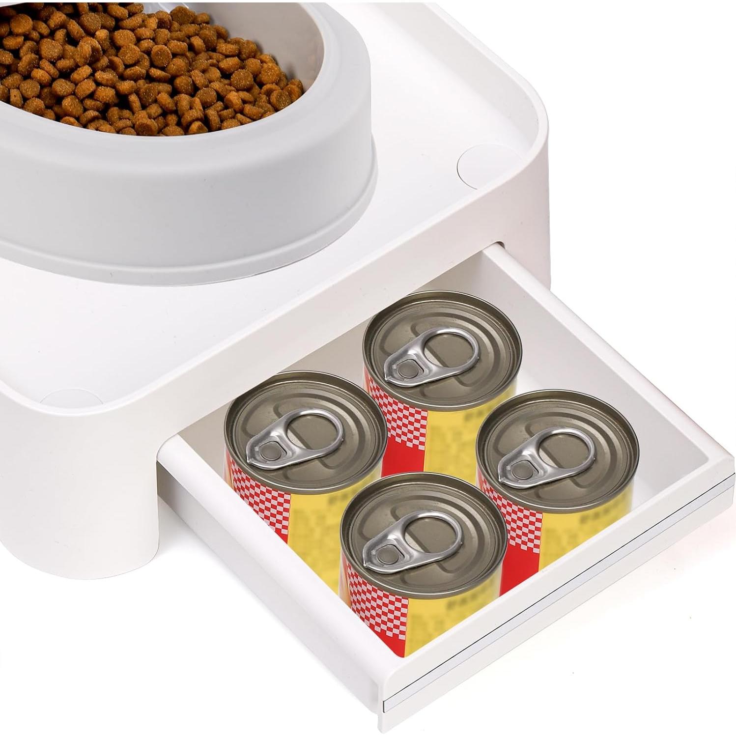 Soporte Elevado para Comedero de Mascotas YOUEON Ajustable