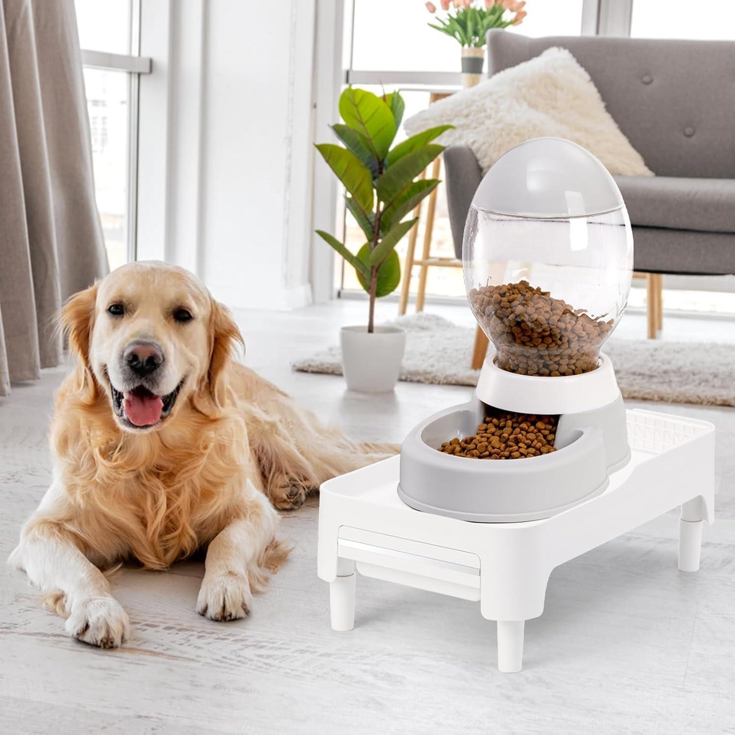 Soporte Elevado para Comedero de Mascotas YOUEON Ajustable