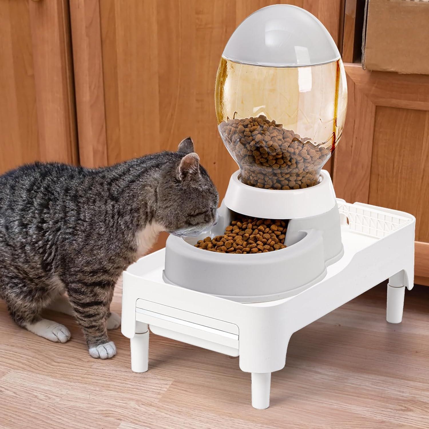 Soporte Elevado para Comedero de Mascotas YOUEON Ajustable