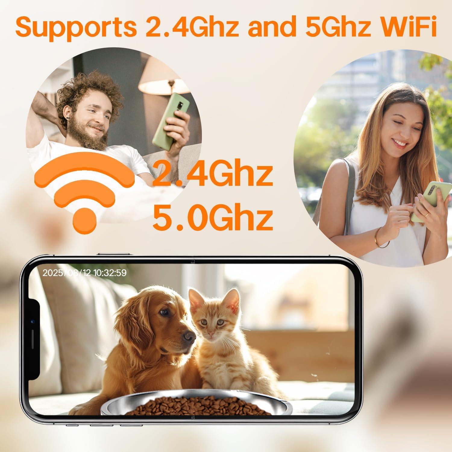 Comedero Automático SonoxJunan 6L con Cámara 2K y App