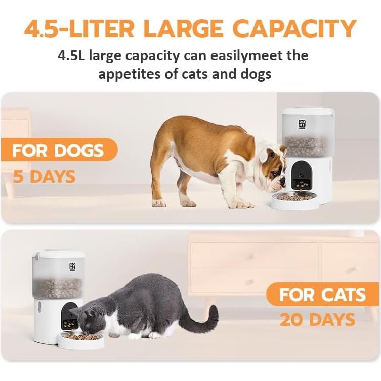 Comedero Automático Romiromi para Gatos con Cámara 1080P