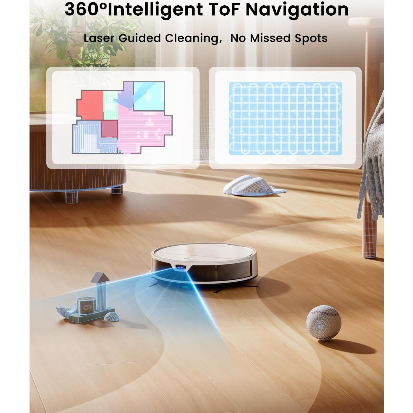 Robot Aspirador y Mopa OKP Life K5 Ultra 3 en 1 6000Pa