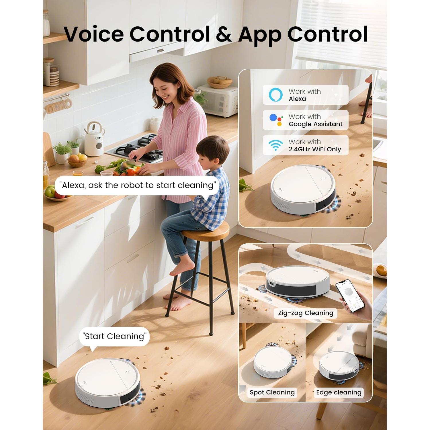 Robot Aspirador y Mopa OKP Life K5 Ultra 3 en 1 6000Pa