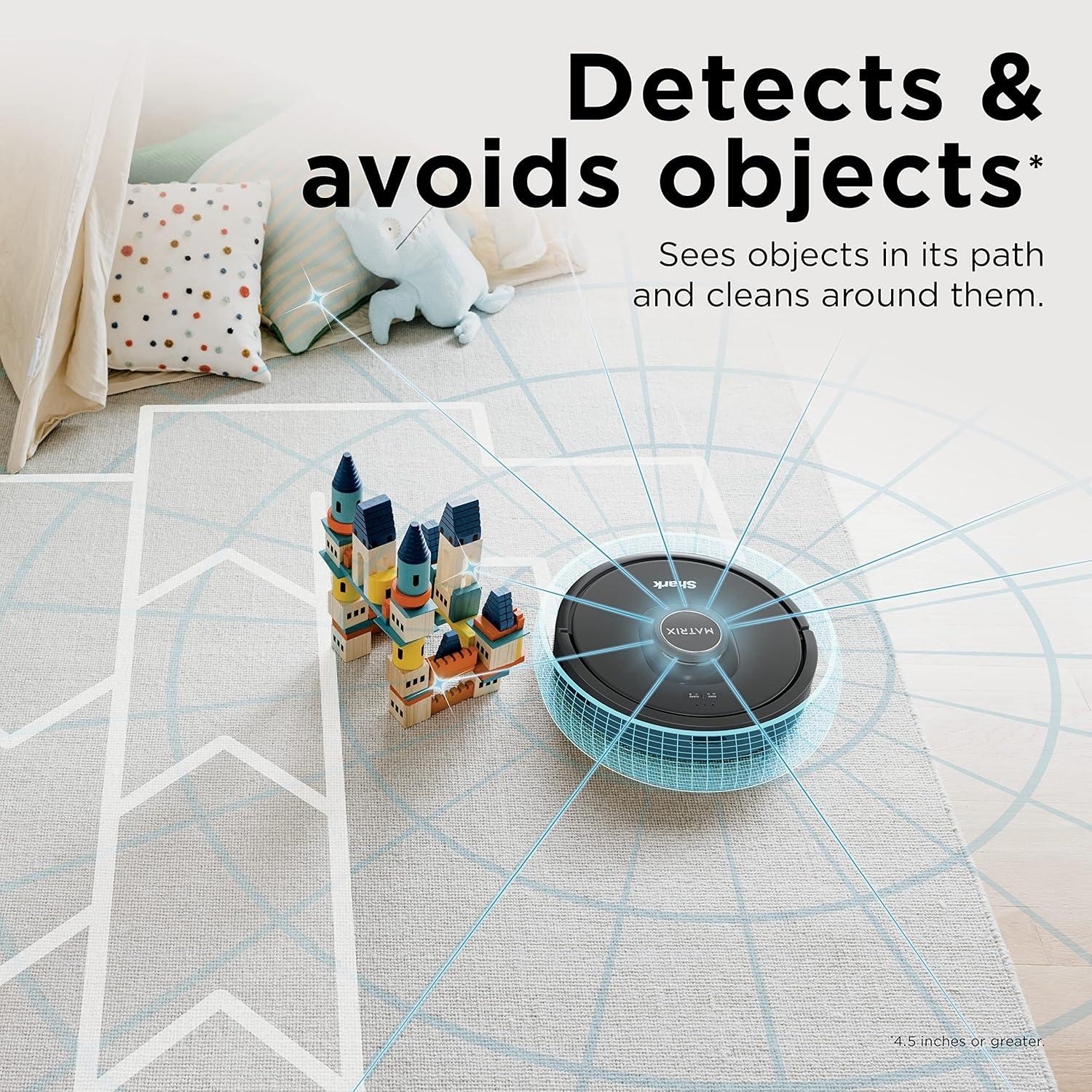 Aspiradora Robot Shark RV2310 con Cepillo Autolimpiante 0.5L