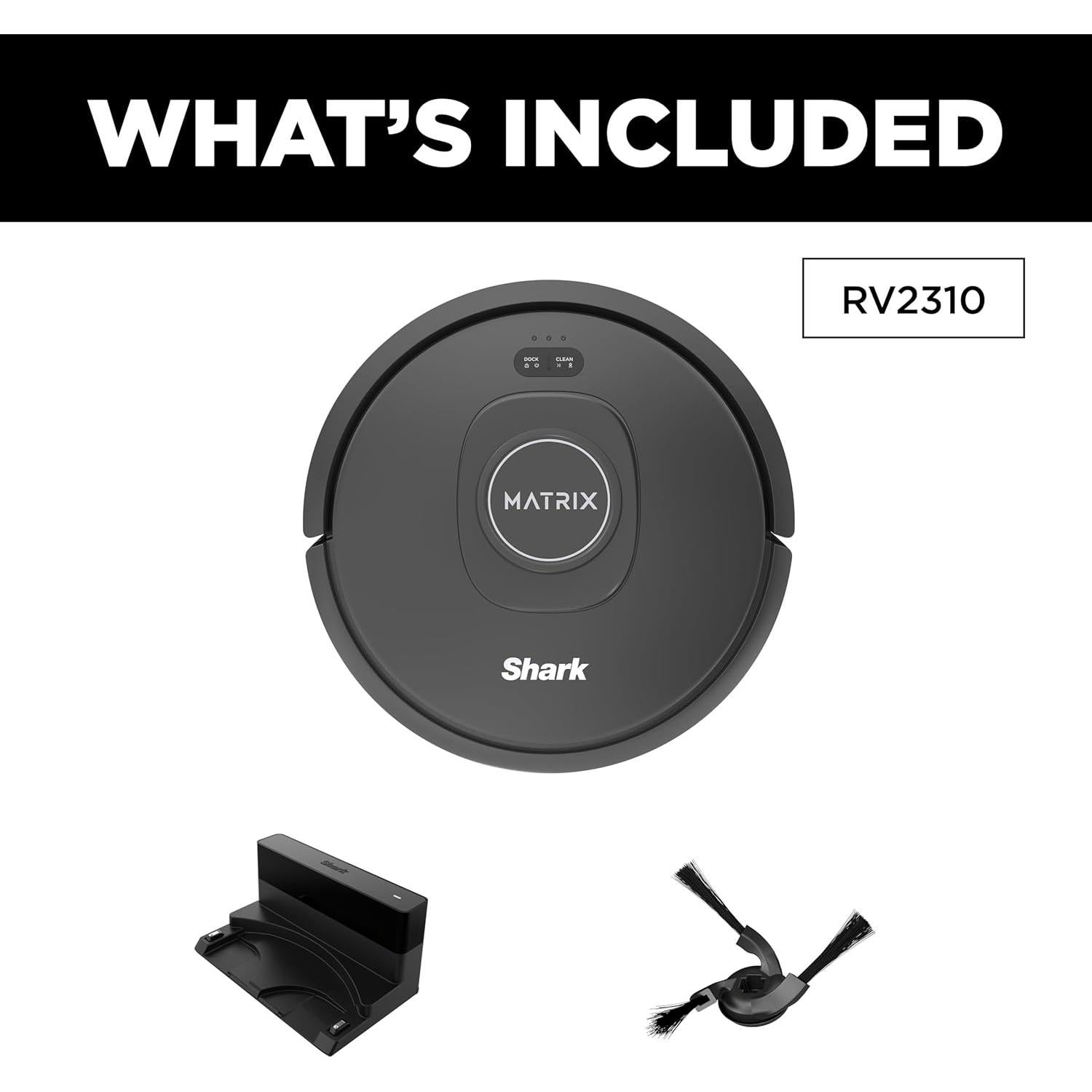 Aspiradora Robot Shark RV2310 con Cepillo Autolimpiante 0.5L