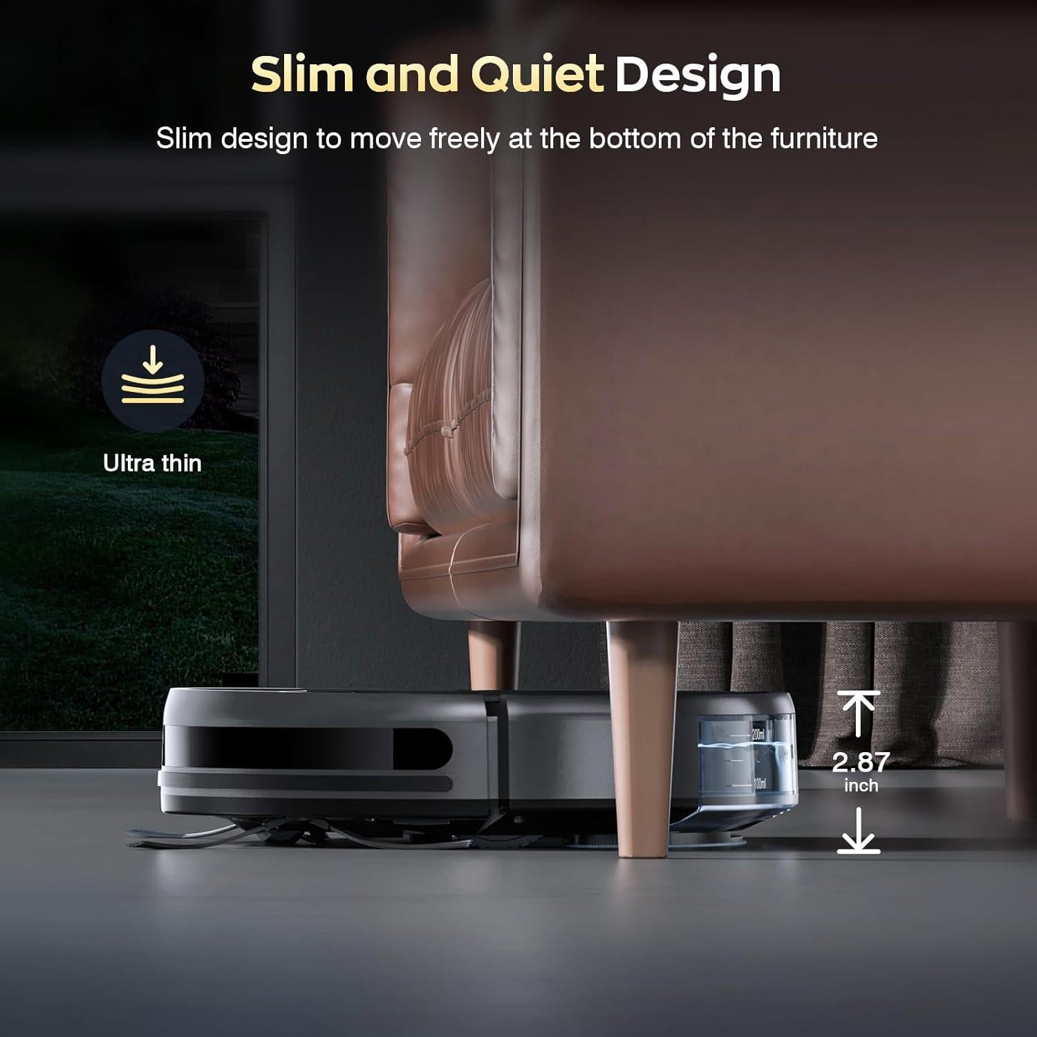 Robot Aspiradora y Mopa iMartine BR151, 2 en 1, 2300Pa, WiFi