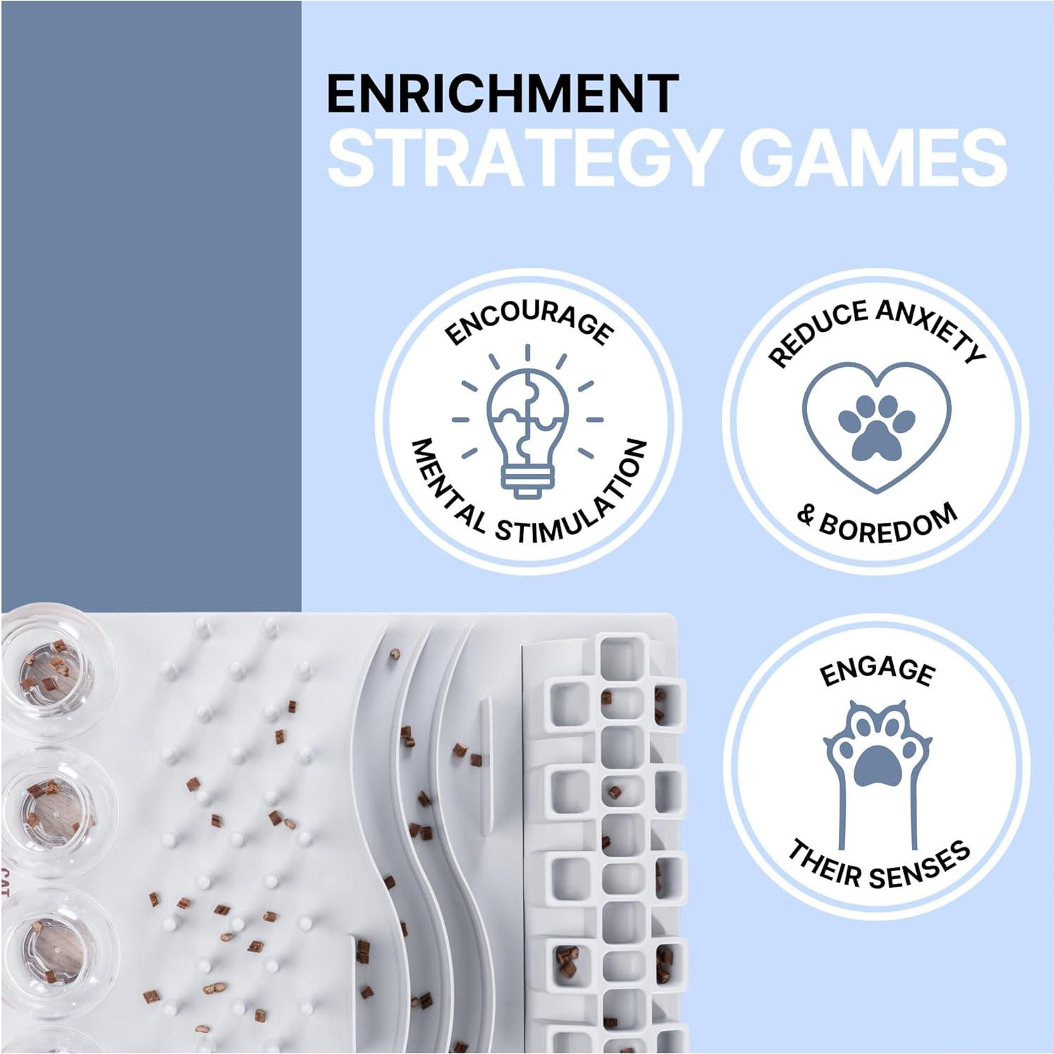 Juguete Interactivo para Gatos TRIXIE 5 Niveles Rompecabezas