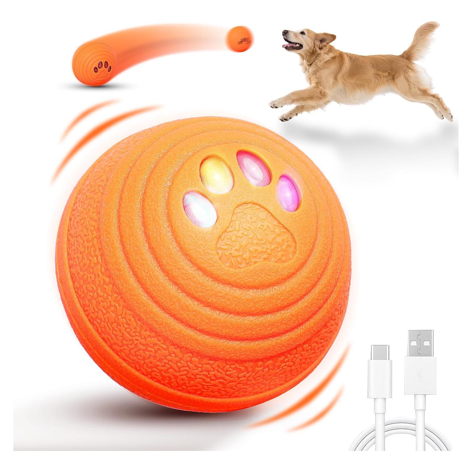 Pelota Interactiva para Perros Shenzhen Naranja 4 Modos 140g