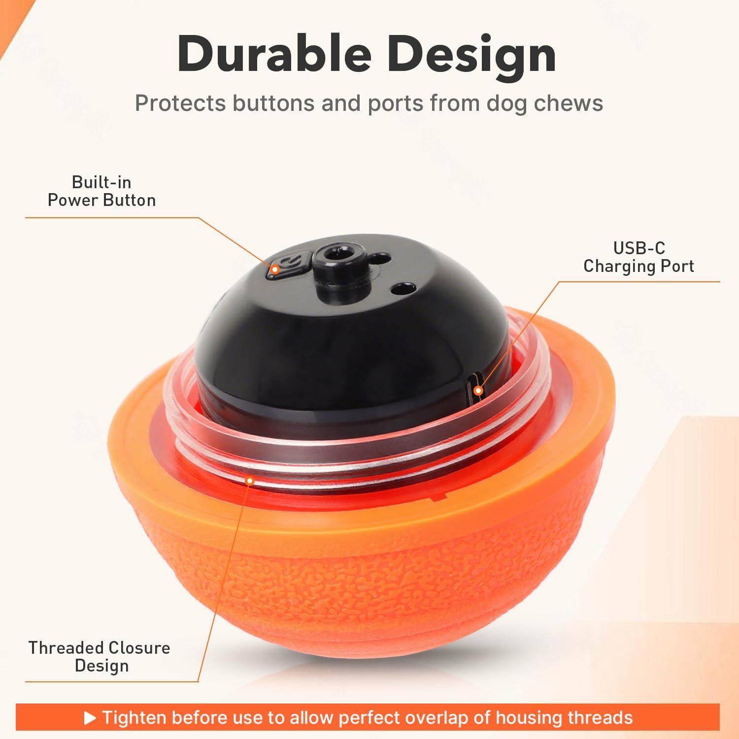 Pelota Interactiva para Perros Shenzhen Naranja 4 Modos 140g