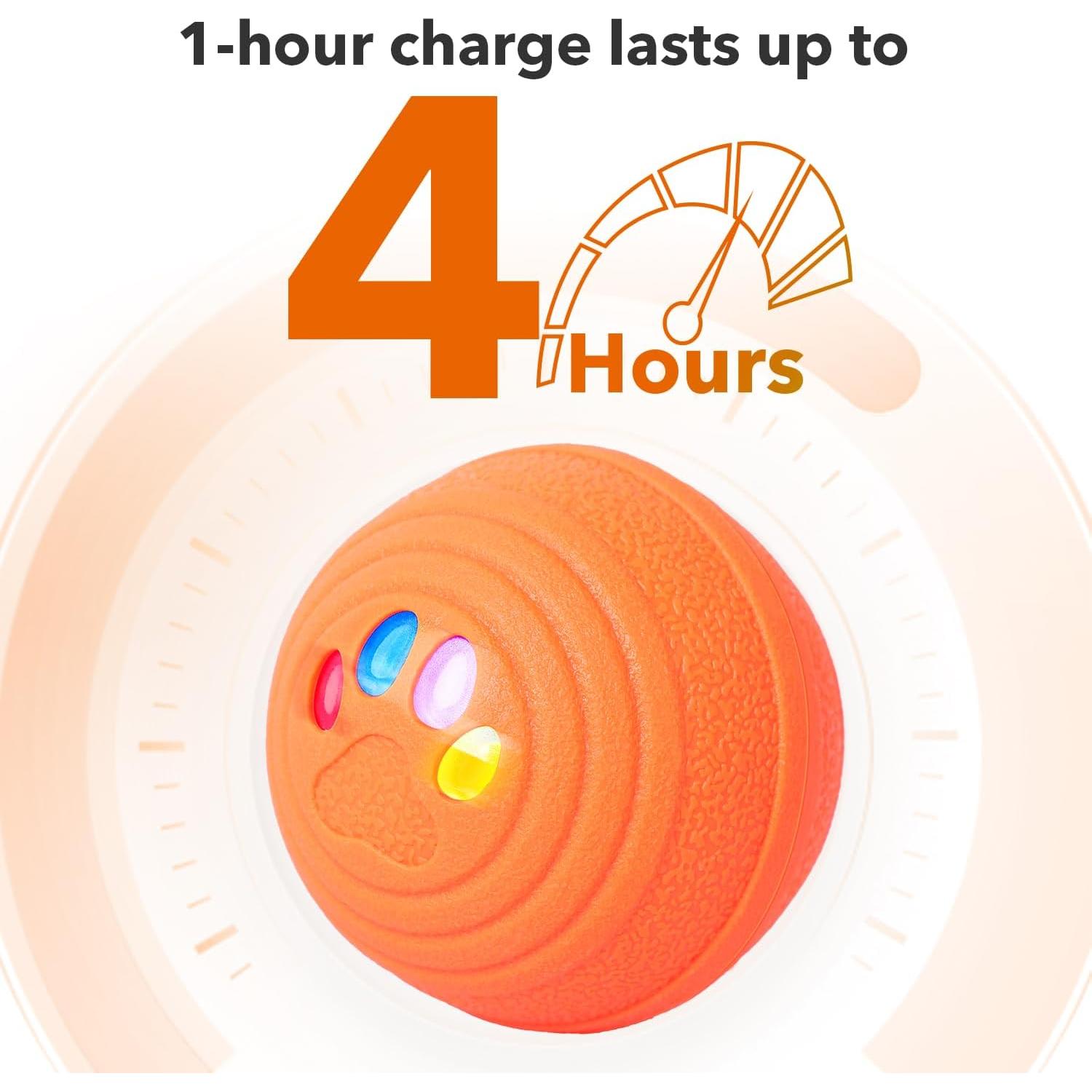 Pelota Interactiva para Perros Shenzhen Naranja 4 Modos 140g