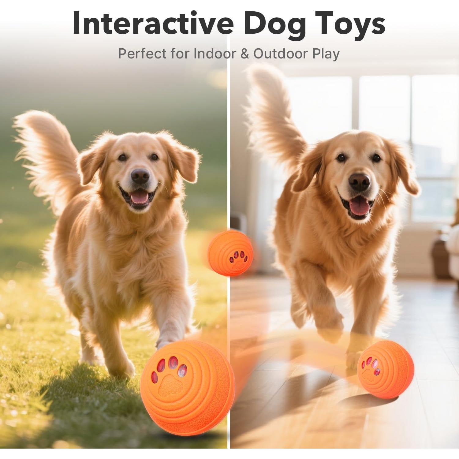 Pelota Interactiva para Perros Shenzhen Naranja 4 Modos 140g