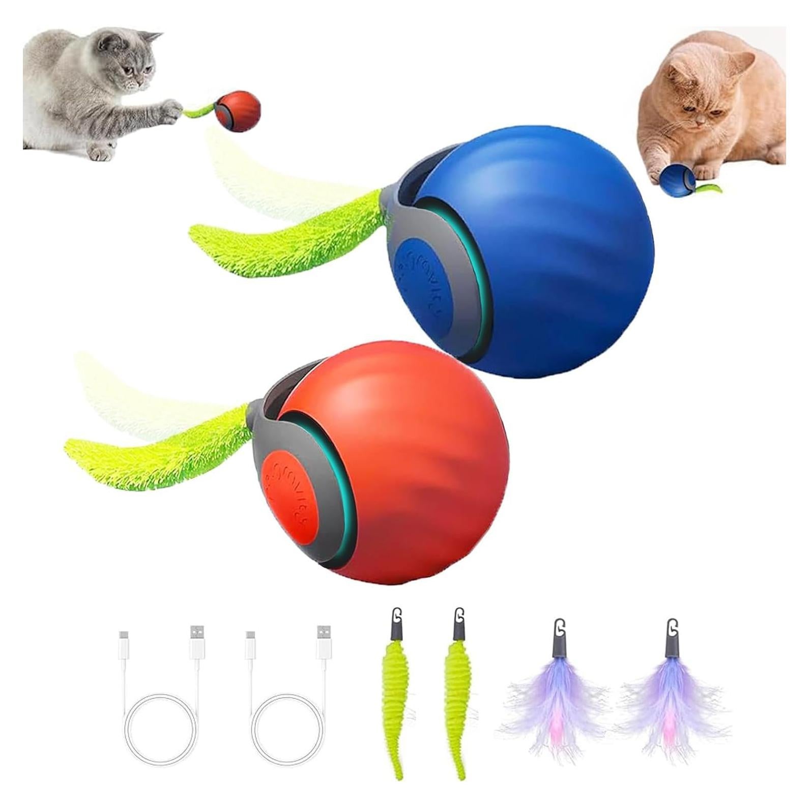 2 Paquetes Juguete Interactivo para Gatos Speedy 2.0 Cola